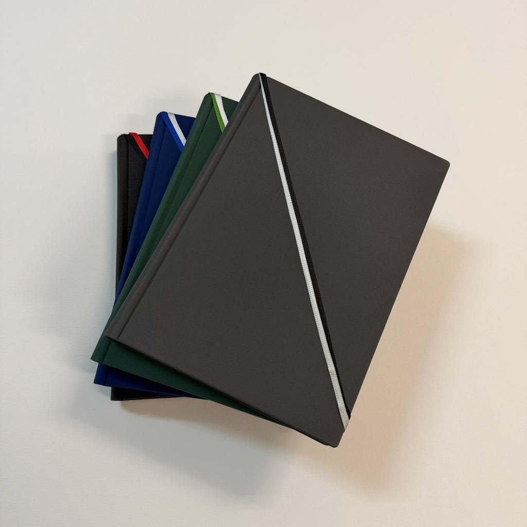 Le Classique – Carnet A5 en Buckram Matt Noir