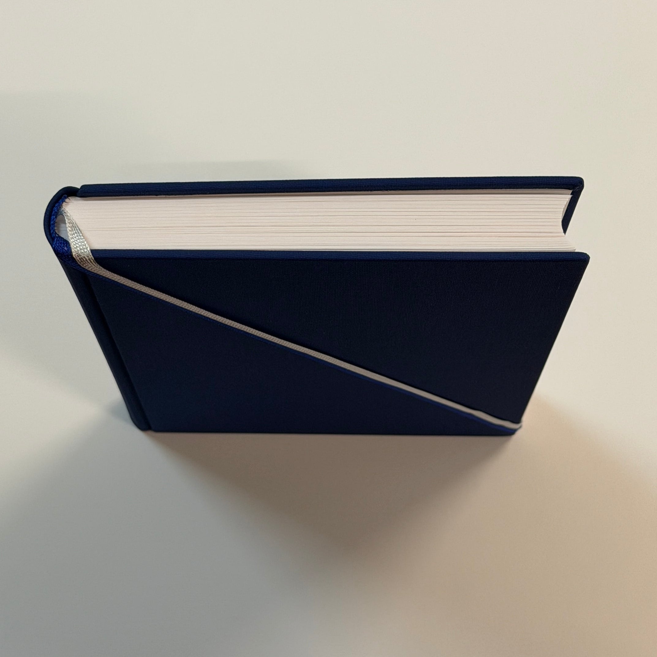 Le Classique – Carnet A5 en Buckram Matt Bleu