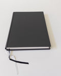 Carnet Buckram A5 Gris — vue de face