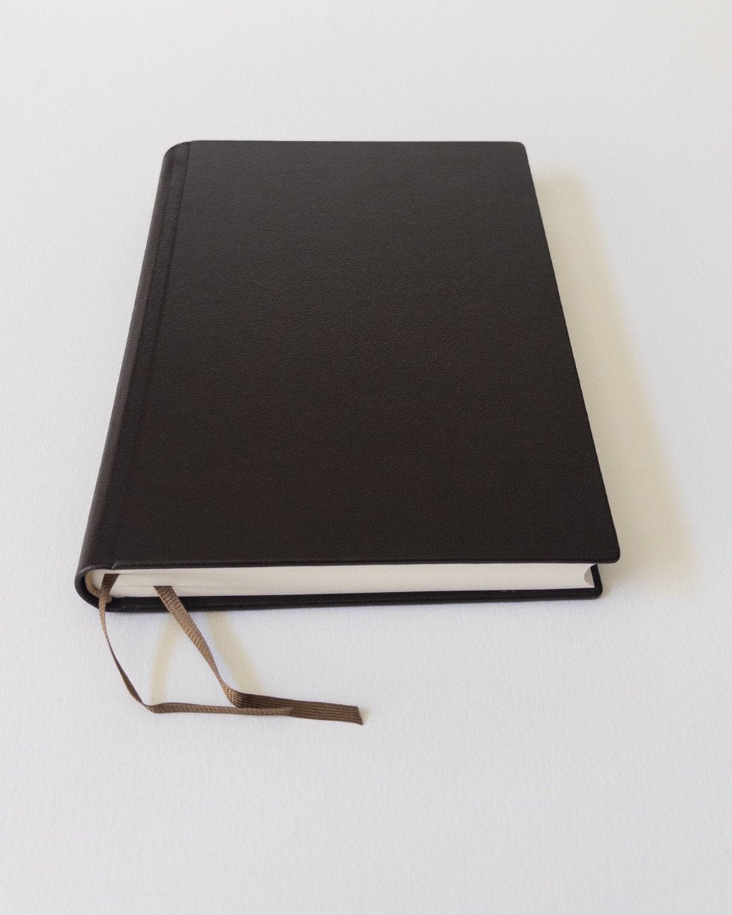 Carnet Cuir A5 Brun — vue de face