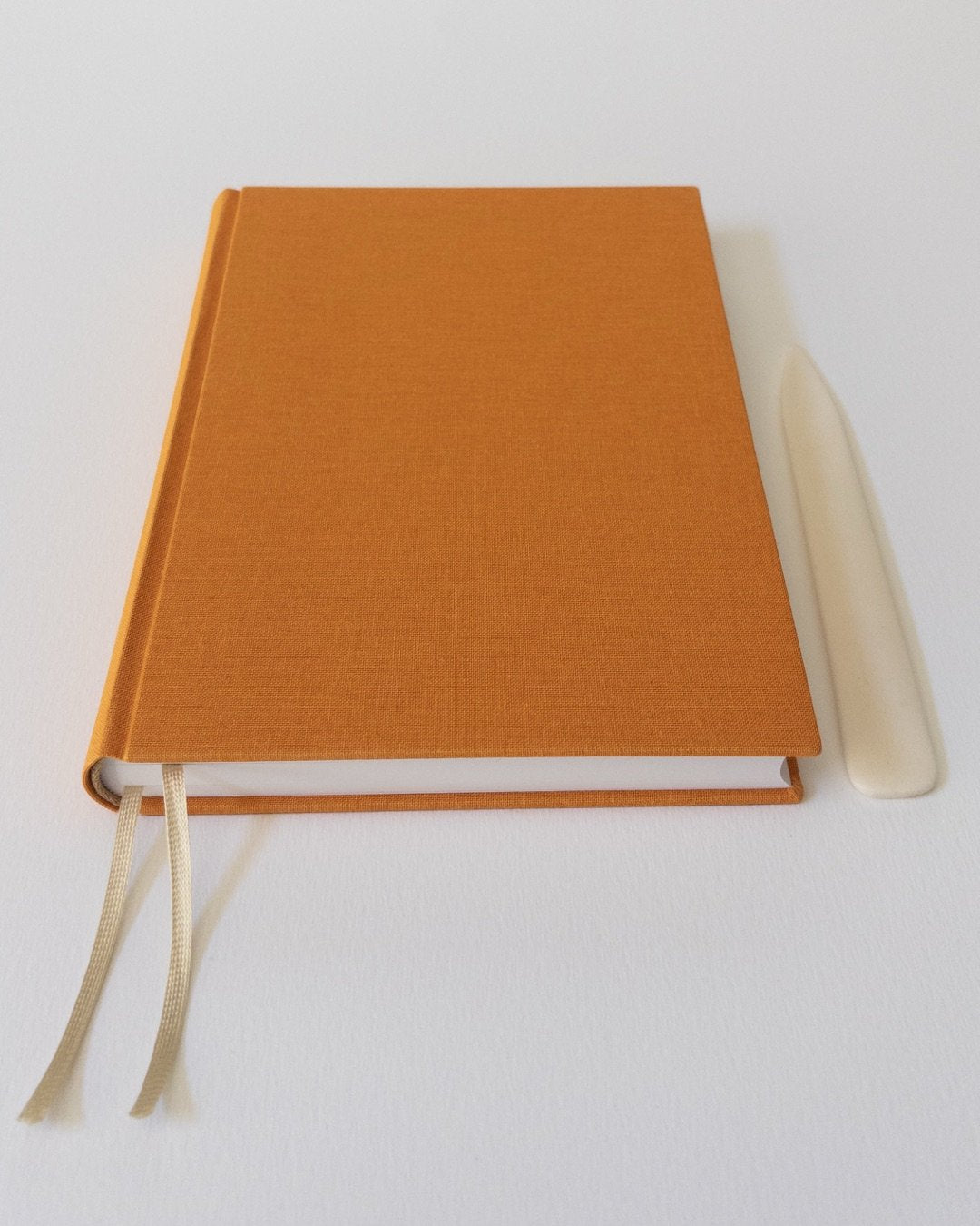Carnet Marais A5 Dahlia — vue avec plioir