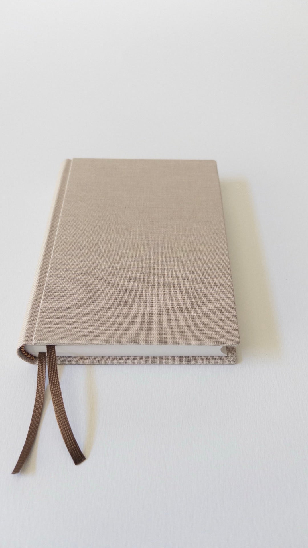 Carnet Marais A6 Grège — vue de face